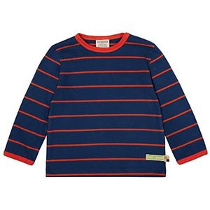 Loud + Proud Shirt strepen, Gots gecertificeerd unisex kinderen, ultramarine, 74-80