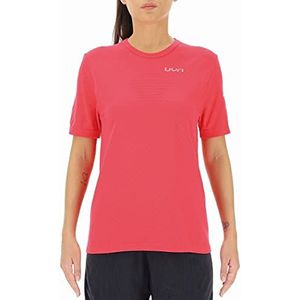 UYN Airstream Ow Hardloopshirt voor dames, Rood gemêleerd