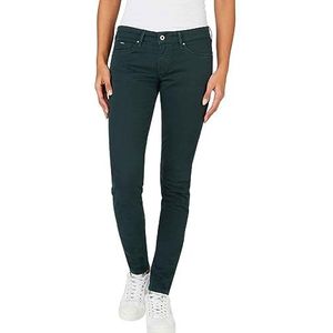 Pepe Jeans Soho Slim Fit Mid Waist Jeans voor dames, Groen (Regent Green)