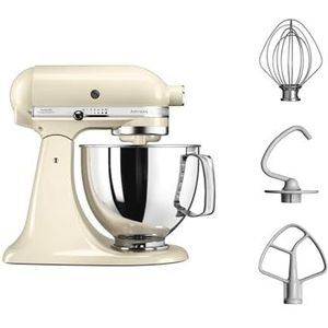 KitchenAid Keukenrobot - Keukenmachine Artisan met 300 Watt idee - 4,8 L, Crème