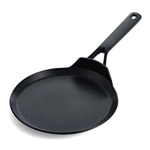 KitchenAid Classic Forged Aluminium Pannenkoekenpan van hard geanodiseerde keramiek, anti-aanbaklaag en PFAS-vrij, 24 cm, voor inductie, oven en vaatwasser, zwart.