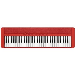 Casio CT-S1RD CASIOTONE Piano-toetsenbord met 61 dynamische toetsaanslagen, rood