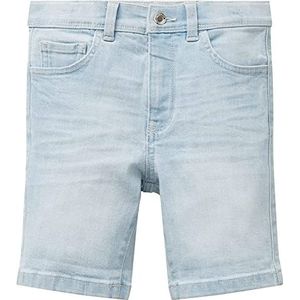 TOM TAILOR Bermuda van jeans voor kinderen, jongens, 10143; denim blauw gebleekt