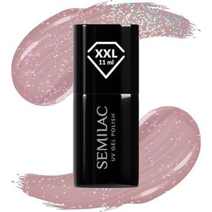 Semilac UV nagellak Hybrid 320 Shimmer Dust Beige 11 ml