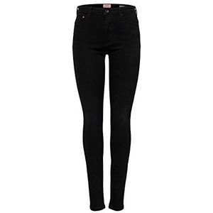 Only Onlpaola Hw SK DNM Jeans Azg 132907 Noos Skinny, Zwart-(Black Denim Black Denim), 34/L34 (maat fabrikant: X-Small) (7 stuks) dames, Zwarte jeans