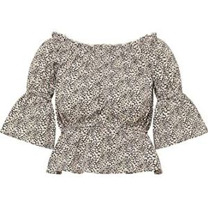 myMo ROCKS Blouse voor dames, zwart en meerkleurig, XL, Zwart en meerkleurig.