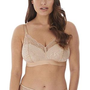 Fantasie - Bralette beha zonder beugel, natuurlijke print, beige, Beige