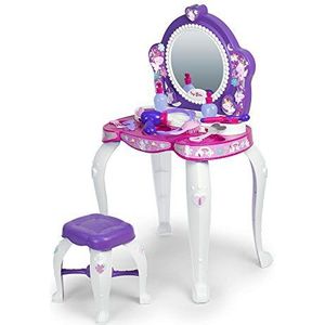 Chicos - Make-uptafel voor kinderen, meisjes, Top Star, imitatiespel, make-uptafel met spiegel en kruk, speelgoed, 12 accessoires, mijn eerste kaptafel 87398