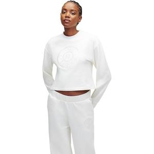KARL LAGERFELD Kl Lounge Sweatshirt voor dames, 1 stuk, Gebroken wit
