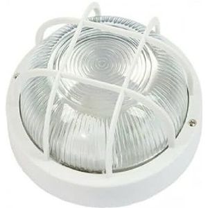 kippen 4204S plafondlamp, rond, met wit rooster, van polyamide, afmetingen: 18 x 10 cm