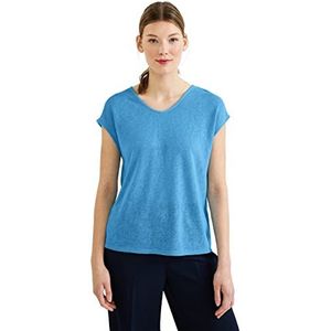 Street One A319212 zomer T-shirt voor dames, Blauw Splash