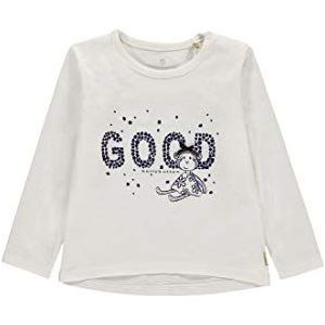 Bellybutton mother nature & me Baby meisje T-shirt, wit (Snow White|White 1050), 80, wit (Snow White|White 1050)