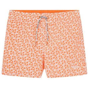 Pepe Jeans Short de bain imprimé P pour garçon, Orange (orange)., 16 ans