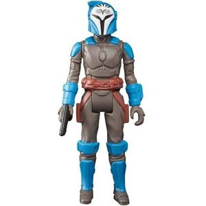 Hasbro Star Wars Retro Collection Bo-Katan Kryze Toy 9,5 cm-schaal Star Wars: The Mandalorian Collectible Action Figure, Toys for Kids 4 and Up F4460