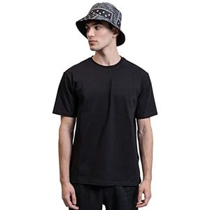 Gianni Lupo GLW8727 T-shirt voor heren, met korte mouwen, zwart, XXL, zwart, S-XXL, zwart.