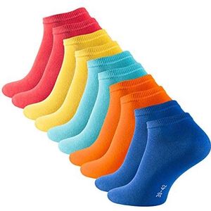 STARK SOUL Sneaker Socken dames Sokken, 10 paar - Fun Colors, 35-38 EU