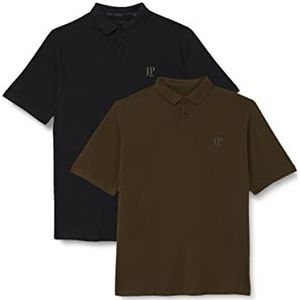 JP 1880 T-shirt voor heren, Donkere Khaki