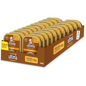 Ultima Fit & Delicious Mini-natvoer voor honden, smaak kip, 22 x 150 g