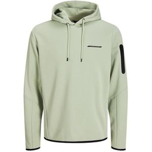 JACK & JONES Sweat à capuche Jcofusion pour homme, Aqua Gray, M