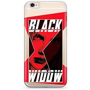 Originele Marvel Black Widow licentiehoes voor de iPhone 6 Plus (100% passend). Precies passende siliconen hoes