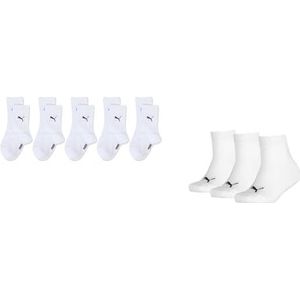 PUMA Easy Rider Kids' Crew Socks (5 stuks) sokken, KIDS QUARTER 3P