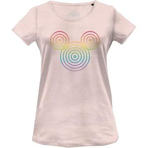 Disney Wodmickts231 T-shirt voor dames (1 stuk), Roze