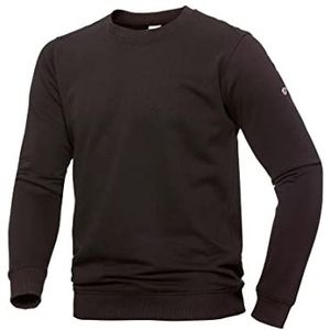 BP 1720-293-0032-XS Unisex sweatshirt slim silhouet lange mouwen ronde hals 280 g/m² katoen met stretch zwart XS