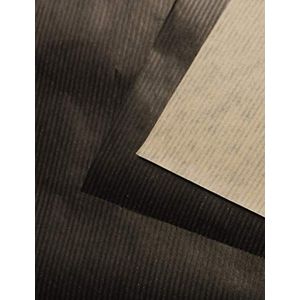 Clairefontaine 975820C kraftpapier, 25 vellen, bruin en zwart, A2, 42 x 59,4 cm, 90 g, dubbelzijdig papier voor schetsen en tekenen