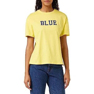 United Colors of Benetton T-shirt 3096d1042 T-shirt voor dames (1 stuk), Geel 35R