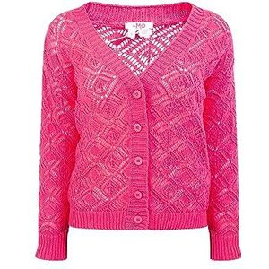 myMo Cardigan en tricot pour femme, Rose, XL