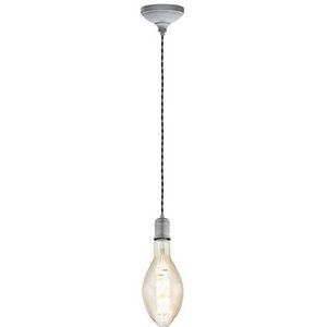 EGLO YORTH hanglamp van staal, 60 W, antiek zilver