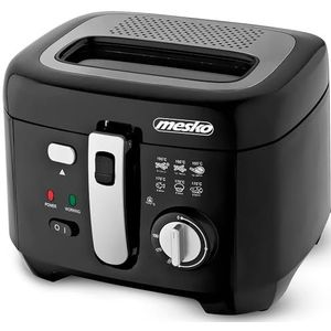 Mesko MS 4908 Friteuse Eén/één Zelfstandig - Friteuse - Grijs - Zwart