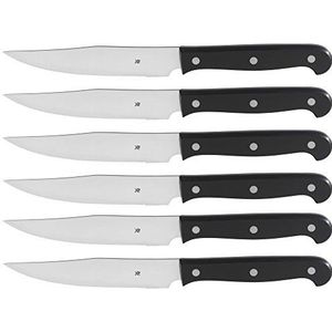 WMF 1283706096 steakmessenset, 6-delig, staal, transparant, 27,5 x 13 x 4,5 cm
