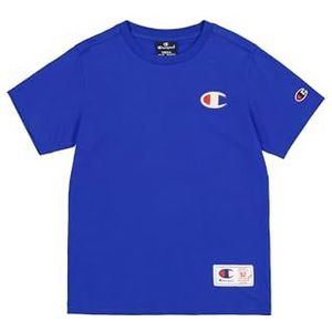 Champion Legacy Retro Sport B (306853) - SS Crewneck T-shirt voor jongens, Deep Blue (Bai)