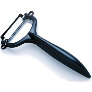 Kyocera Keramische messenset met SHIN BLACK schilmes, universeel mes en santoku mes en rond messenblok voor 8 messen, lemmet van zwarte zirkoniakeramiek, KB-RD BK 4KN ZK EU Kyocera Keramische messenset met SHIN BLACK schilmes, universeel mes en santoku mes en rond messenblok voor 8 messen, lemmet van zwarte zirkoniakeramiek, KB-RD BK 4KN ZK EU