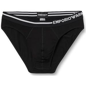 Emporio Armani Emporio Armani Logo aan de zijkant voor heren, boxershort (1 stuk), zwart.