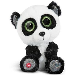 GLUBSCHIS Panda Peppino pluche knuffeldier, 15 cm, wit, zacht pluche, schattig pluche om te knuffelen, om te spelen, voor kinderen en volwassenen, een geweldig cadeau-idee