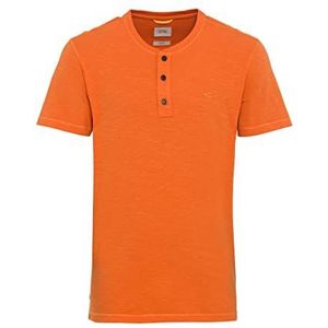 camel active 409775/1t04 T-shirt heren, Kleur: oranje.