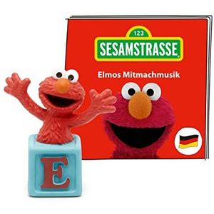 tonies Luisterfiguur voor Toniebox, Sesamstraat - Elmo, audiospel met liedjes voor kinderen vanaf 3 jaar, speeltijd ca. 40 minuten