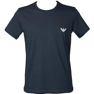 Portfolio Emporio Armani Bold Logo heren T-shirt ronde hals blauw verticaal logo XL, Blauw verticaal logo