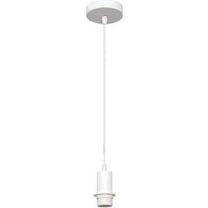 Zarivy Suspension pour abat-jour avec base E27. Design élégant en blanc, dimensions de 10 x 10 cm, idéal pour éclairer et décorer n'importe quel espace avec un style moderne.