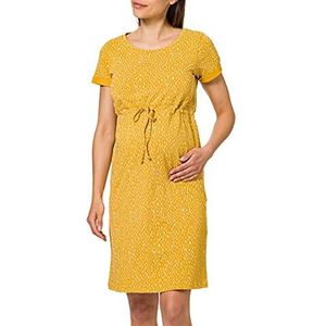 Supermom Ss AOP Pebbles Yellow Jurk voor dames, Tinsel - P752