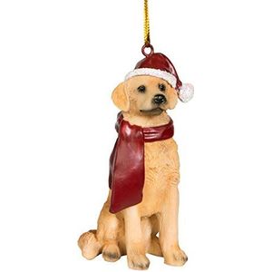 Kerstdecoratie - hond Golden Retriever vakantie - kerstdecoratie