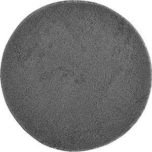 andiamo Arezzo Tapijt voor woonkamer, eetkamer, onderhoudsvriendelijk, elegant, comfortabel, effen, 67 cm, rond, antraciet