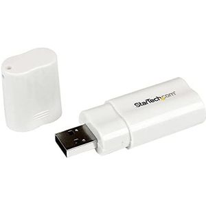 StarTech.com Externe geluidskaart USB naar stereo audio adapter stereo audio adapter 1x USB A stekker 2x 3,5 mm mini jack aansluiting (ICUSBAUDIO)