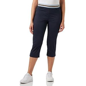 Raphaela by Brax Pamina Capri Capri Capri Super Light Cotton Capri Fashion Slim Zomer Style Five Pocket Capri Dames Capri Capri, Navy Blauw