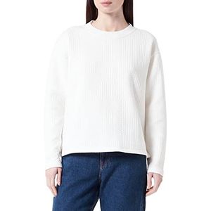 s.Oliver sweatshirt dames lange mouwen, wit, 42, Wit