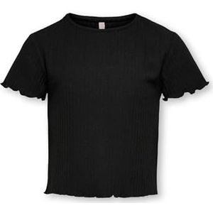 Only Kognella s s o-Neck Top Noos Jrs Meisjes Top - Black