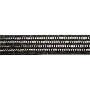 PRYM Rubberen band, antislip, 25 mm, zwart, 10 m, #996405