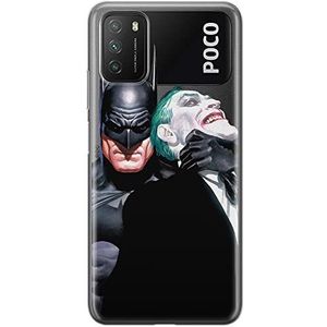 ERT GROUP Xiaomi REDMI 9T beschermhoes origineel DC motief en officieel gelicentieerd Batman i Joker 001 past perfect bij de vorm van de mobiele telefoon, gedeeltelijk transparant